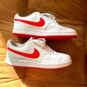 Nike Court Vision Low White University Red